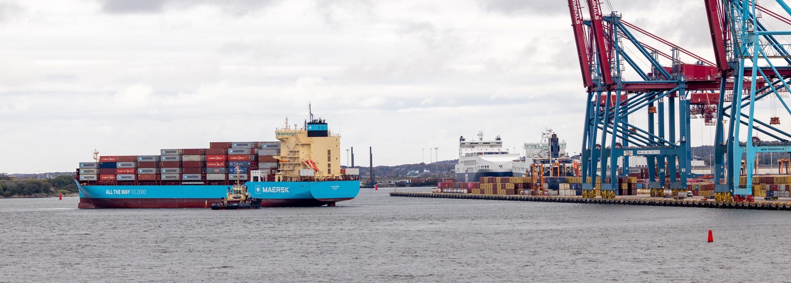 Världens första metanoldrivna fartyg anlöpte Göteborgs hamn